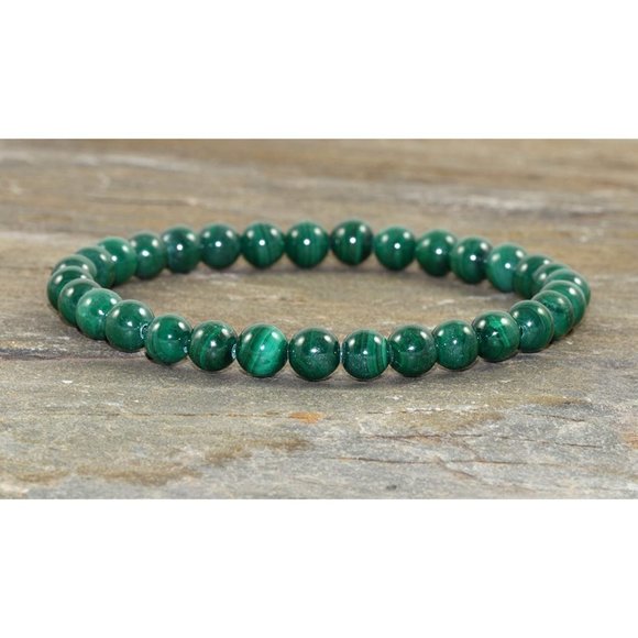 Other - Green Malachite Gemstone Bracelet